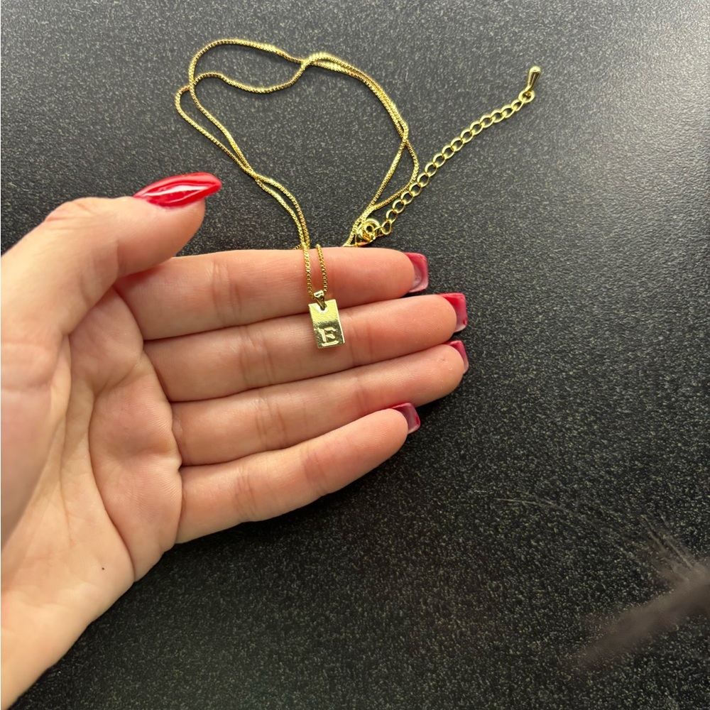 E Initial necklace